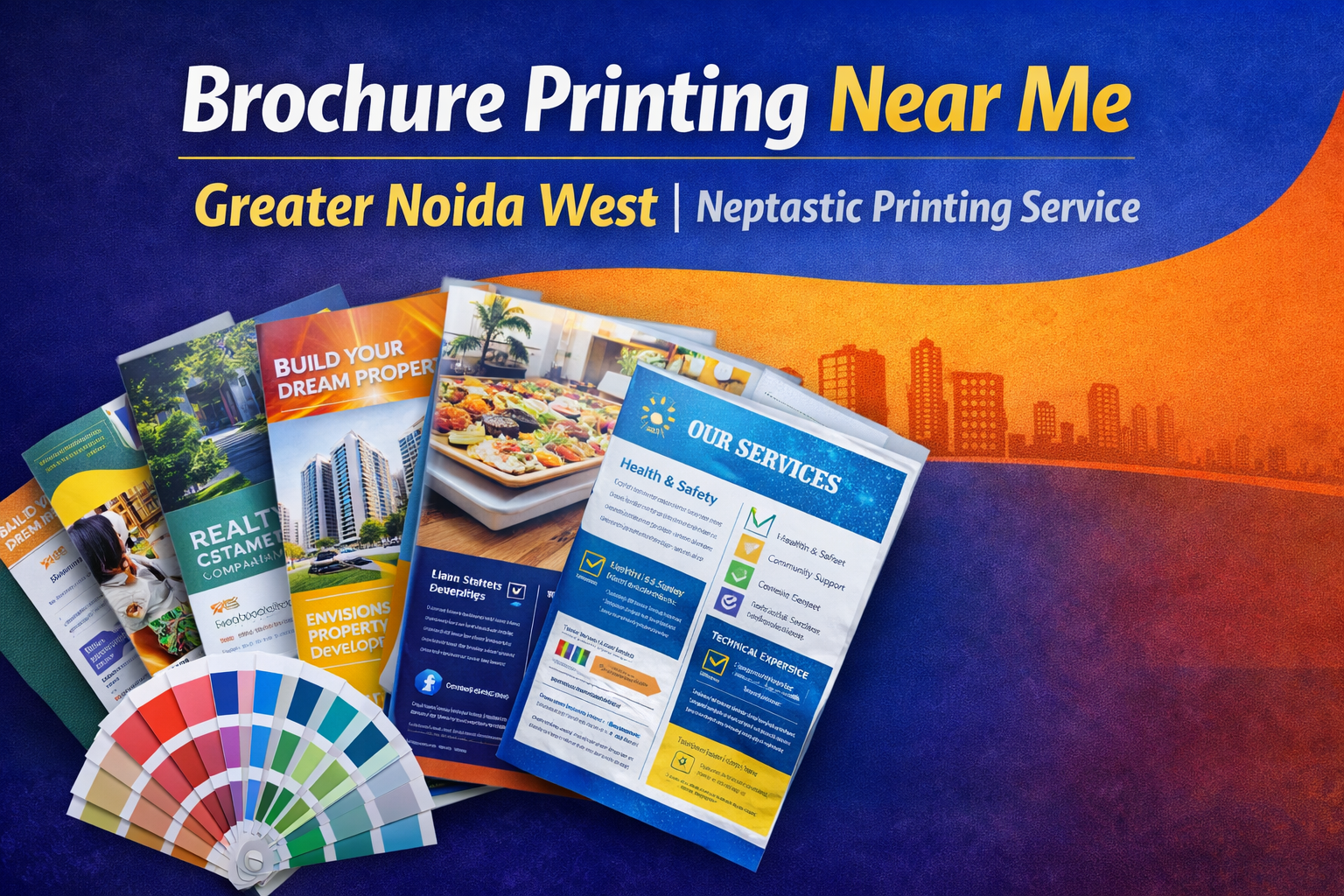 Brochure Printing Near Me in Greater Noida West: Professional Brochure Design & Printing for Businesses
