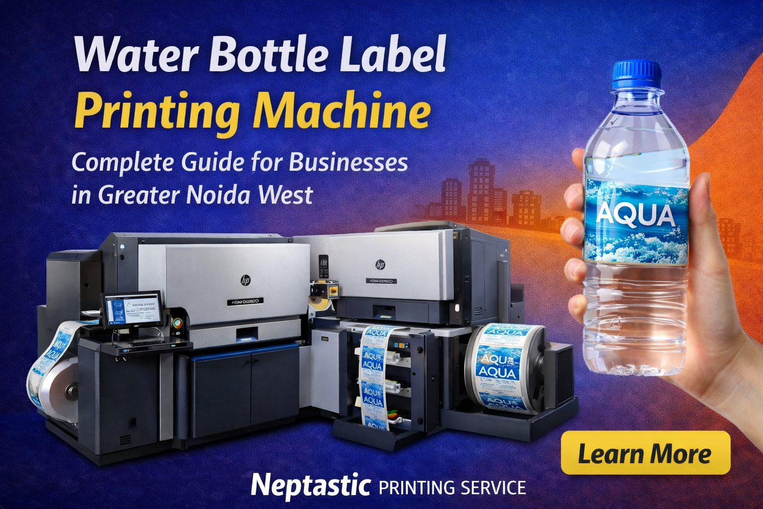 Water Bottle Label Printing Machine: A Complete Guide for Businesses in Greater Noida West