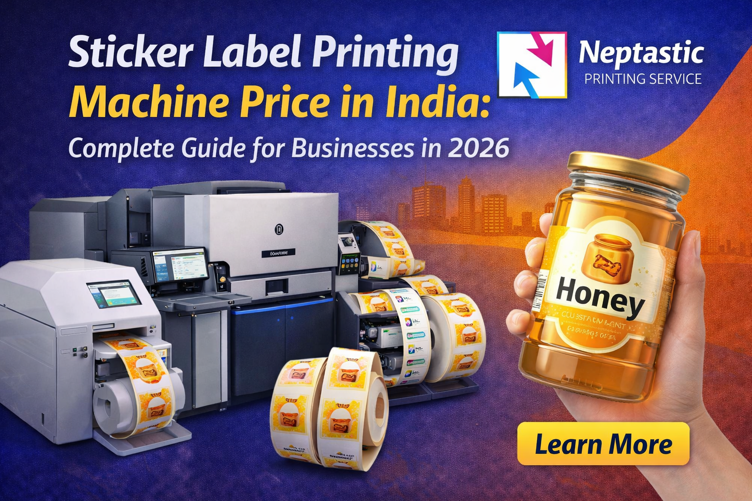 Sticker Label Printing Machine Price in India: Complete Guide for Businesses in 2026
