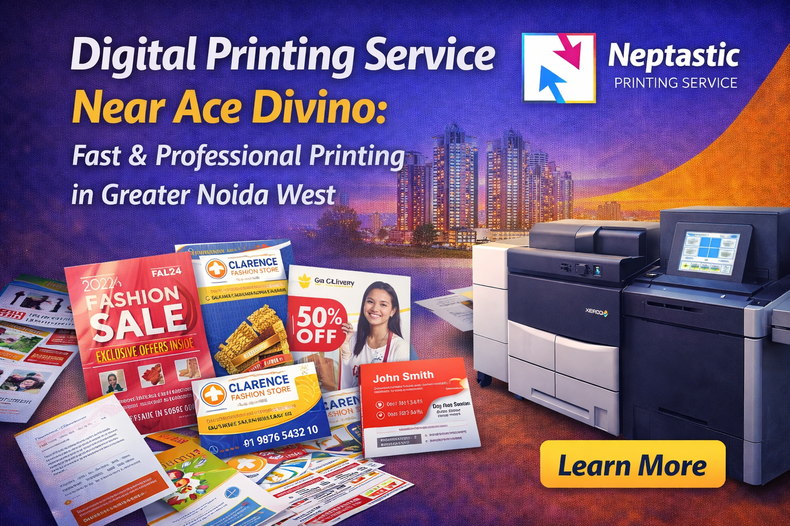 Digital Printing Service Near Ace Divino: Fast & Professional Printing in Greater Noida West